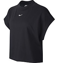 Nike Essential - top fitness - donna, Black/White