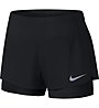 Nike Flex 2in1 Rival Short W - kurze Runninghose - Damen, Black