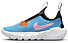 Nike Flex Runner 2 Lil - Turnschuhe - Kinder, Light Blue/Orange