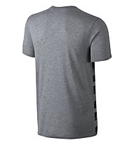 Nike Flow Motion Futura T-Shirt Herren, Carbon Heather Grey