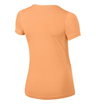 Nike Girls' Pro Cool - T-shirt fitness - bambina, Orange