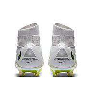 Nike Hypervenom Phantom 3 Elite Dynamic Fit FG - scarpe da calcio per terreni compatti, White