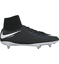 Nike Hypervenom Phelon III Dynamic Fit SG - scarpe da calcio terreni morbidi, Black/White