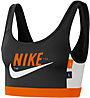 Nike Icon Clash Medium-Support Sports - reggiseno sportivo a supporto medio - donna, Black/Orange