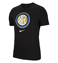 Nike Inter Evergreen Crest - Fußballshirt - Herren, Black