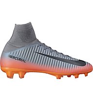 Nike Jr Mercurial Superfly V CR7 FG - scarpe calcio terreni compatti bambino, Grey