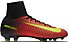 Nike Jr. Mercurial Superfly V FG - scarpe da calcio terreni compatti bambino, Total Crimson/Black