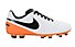Nike JR Tiempo Legend VI FG - scarpe calcio bambino, White/Black/Orange