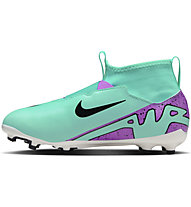 Nike Jr. Zoom Mercurial Superfly 9 Academy FG/MG - scarpe da calcio multisuperfici - bambino, Light Blue/Purple