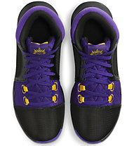Nike LeBron Witness 8 - scarpe da basket - uomo, Black/Purple/Yellow