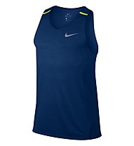 Nike Breathe Tailwind - top running - uomo, Blue