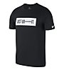Nike Dry Training Tee - Fitness-Shirt Kurzarm - Herren, Black/White