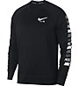 Nike Pacer Plus Crew Gx Hbr - maglia a maniche lunghe running - uomo, Black