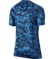 Nike Pro Hypercool - Trainingsshirt Kurzarm - Herren, Blue