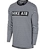Nike Sportswear Air Top LS - Langarmshirt - Herren, White/Black
