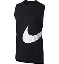 Nike Sportswear Hybrid Swoosh - top fitness - uomo, Black
