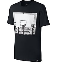 Nike Basketball Hoop - T-Shirt fitness - uomo, Black