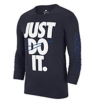 Nike Shirt LS JDI - Langarmshirt - Herren, Obsidian