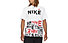 Nike M NSW Printed AOP - T-shirt - Herren, White/Black/Red