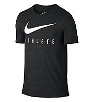 Nike Dri-Blend Mesh Swoosh Athlete Training Shirt Männer, Black