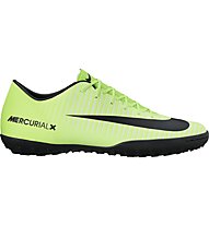 Nike MercurialX Victory VI Turf Scarpe da calcio terreni duri uomo, Electric Green/Black
