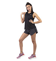 Nike Miler - top running - donna, Black