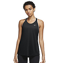 Nike NK Dry Ess Elastika - Top fitness - donna, Black