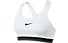 Nike Classic Padded - Sport-BH mittlerer Halt, White