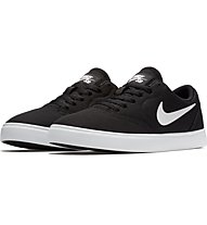 Nike SB Check Canvas (GS) - sneakers - ragazzo, Black/White