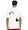Nike Nike Sportswear M's - T-Shirt Fitness - Herren , White/Black