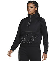 Nike NSW Icon Clash W's 1/4-Zip - Pullover - Damen, Black