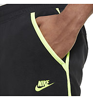 Nike NSW M's Fleece - Trainingshose lang - Herren, Black/Yellow