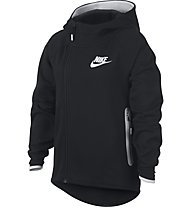 Nike NSW Sportswear Tech Fleece - giacca con cappuccio fitness - ragazza, Black