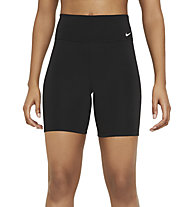Nike One Mid-Rise 7 - pantaloni fitness - donna, Black/White