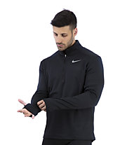 Nike Pacer 1/2-Zip Running - maglia running a maniche lunghe - uomo, Black
