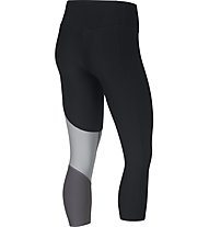 Nike Power Tight 3/4 - pantaloni fitness - donna, Black/White