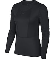 Nike Pro Women's Long-Sleeve Top - Langarmshirt - Damen, Black