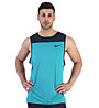 Nike Pro - top fitness - uomo, Blue/Black