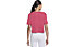 Nike Pro Cropped W - T-shirt - donna, Pink