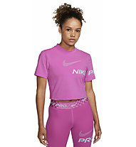 Nike Pro Dri-FIT W Short Sleeve - T-Shirt - Damen, Pink