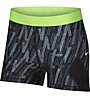 Nike Pro Hypercool 3In1 - Pantaloni corti fitness - donna, Black/Green