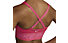 Nike Pro Indy Plunge W - Sport-BH mit mittlerer Halt - Damen, Pink