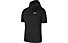 Nike Pro Men's Short-Sleeve 1/4-Zip - felpa con cappuccio - uomo, Black