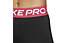 Nike Pro Mid Rise Mesh W - pantaloni fitness - donna, Black/Pink