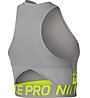 Nike Pro W Tank - top fitness - donna, Grey