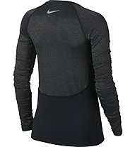 Nike Pro Warm Top LS Champagne - Langarmschirt Training - Damen, Black