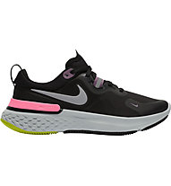 Nike React Miler Running - scarpe running neutre - donna, Black/Silver/Violet