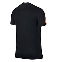 Nike A.S. Roma Squad - Kurzarm Fußballshirt Herren, Black