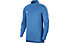 Nike Shield Squad Football Drill - felpa con zip calcio - uomo, Blue