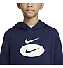 Nike Sportswear - felpa con cappuccio - bambino, Blue